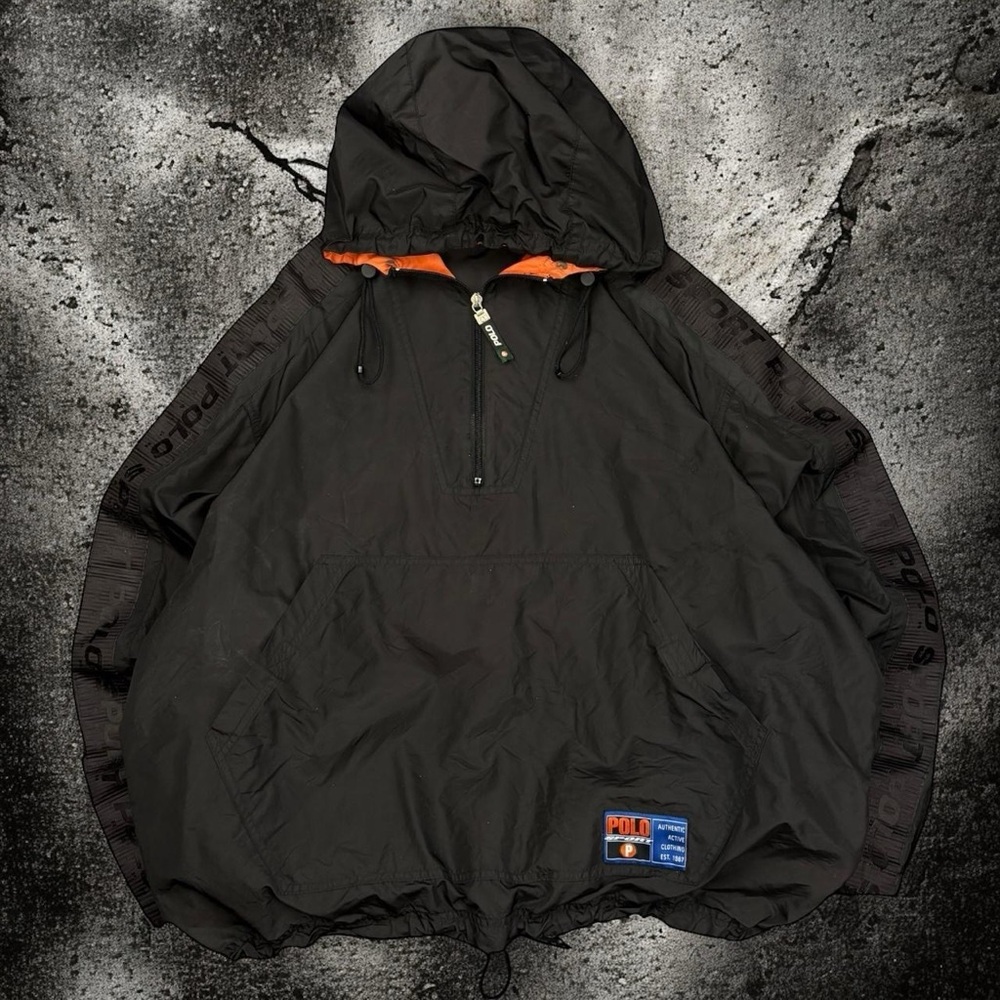 Polo Sport Quarter-Zip Windbreaker with Hood RARE GRAIL